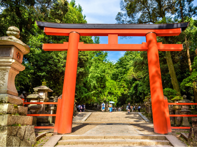 神社の鳥居の写真